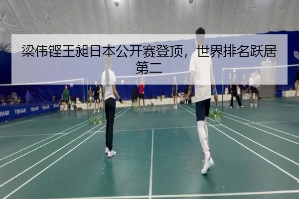 梁伟铿王昶日本公开赛登顶，世界排名跃居第二